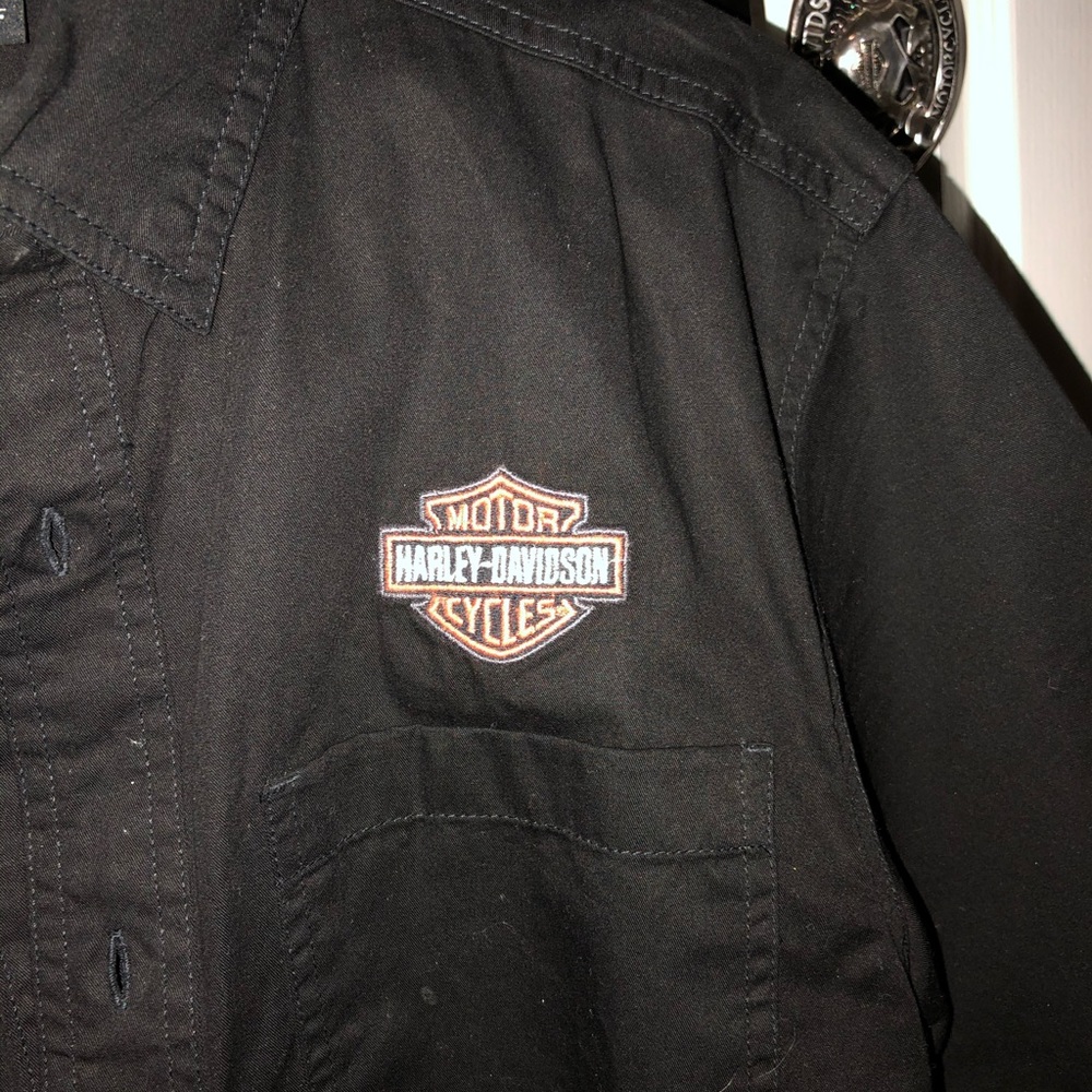 Harley button up - Picture 3 of 4